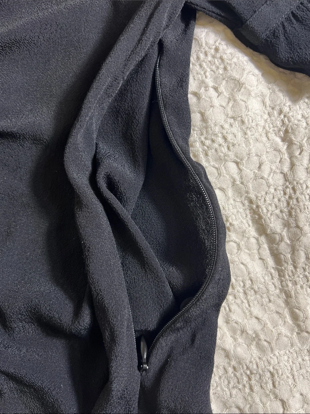 Madewell Black Button-Front V-Neck Puff Sleeve Blouse size 2